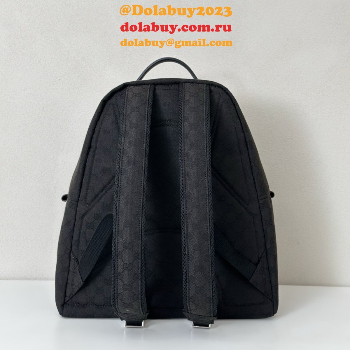 Gucci Medium GG Backpack With Web Men 824624 Replica Bag