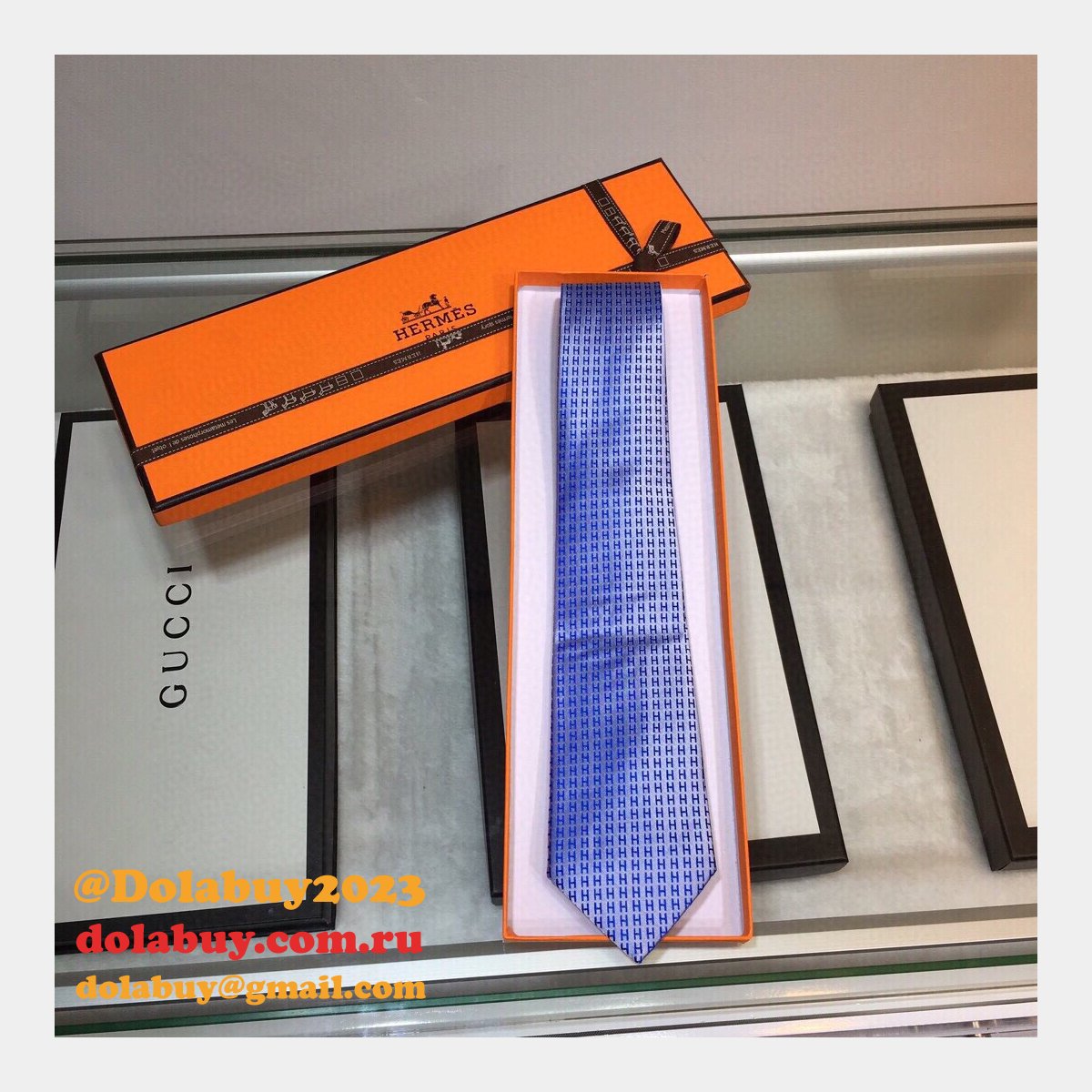 2020 Best Hermes H ties Geometric patterns