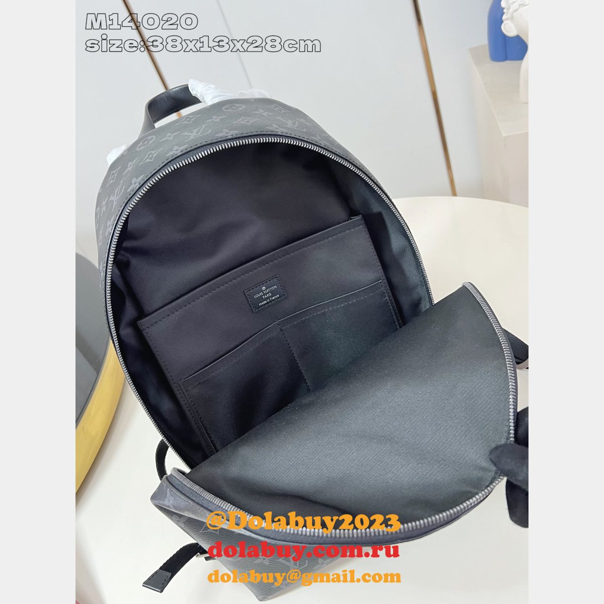 Designer Louis Vuitton M14020 Discovery Slim Backpack Inspired Bag