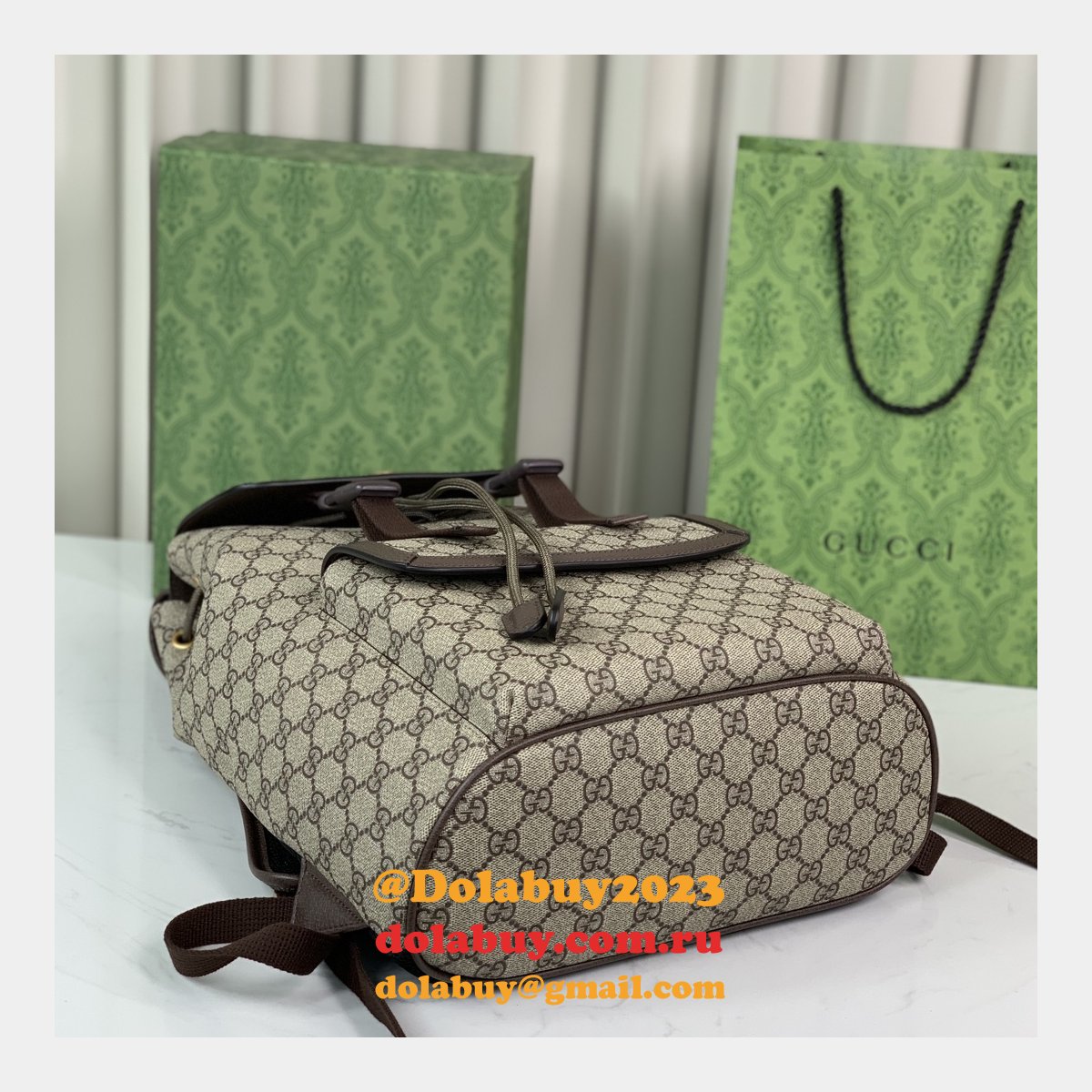 Luxury gucci Ophidia GG backpack 792114