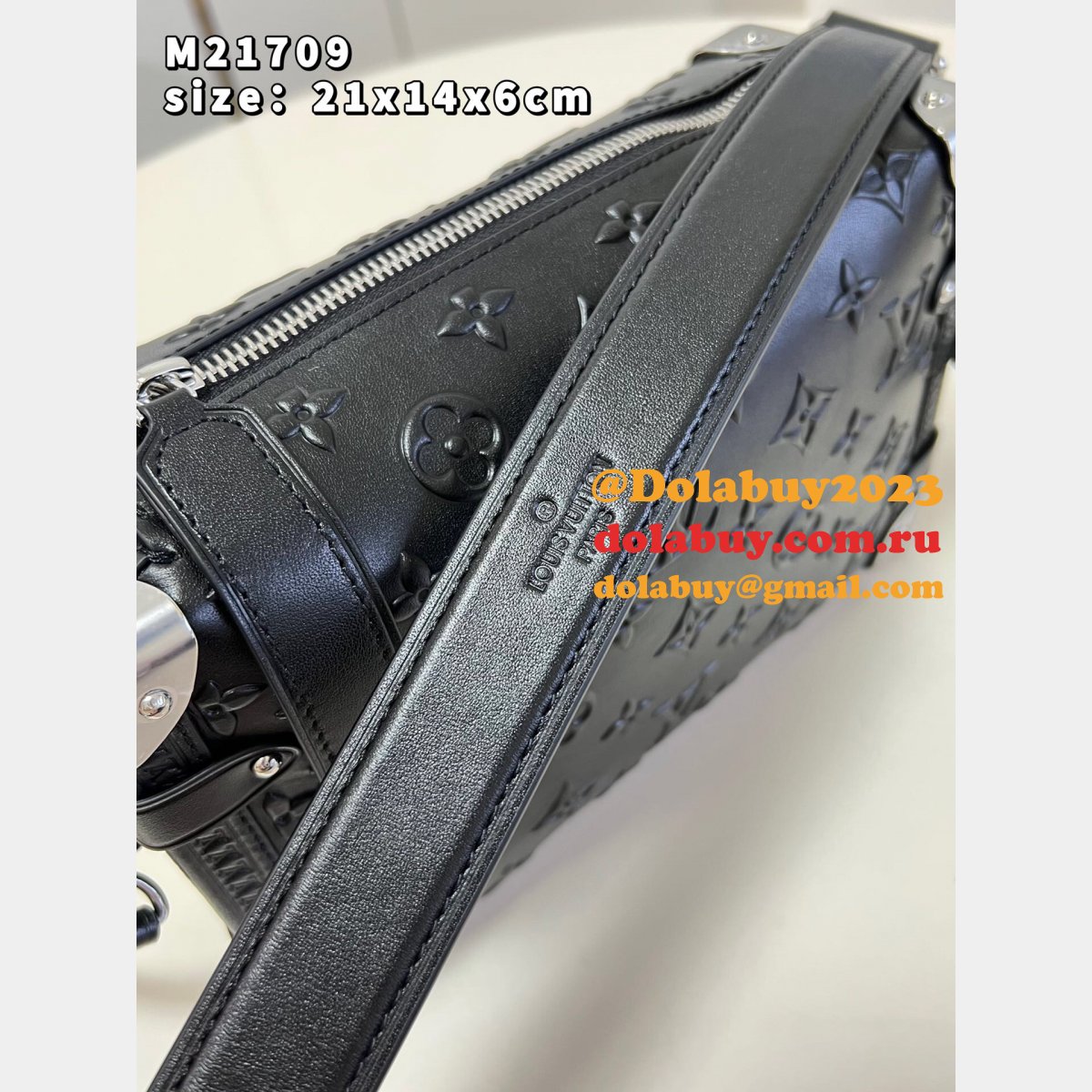 The Highest Quality Louis Vuitton Side Trunk H27 M21709 Black