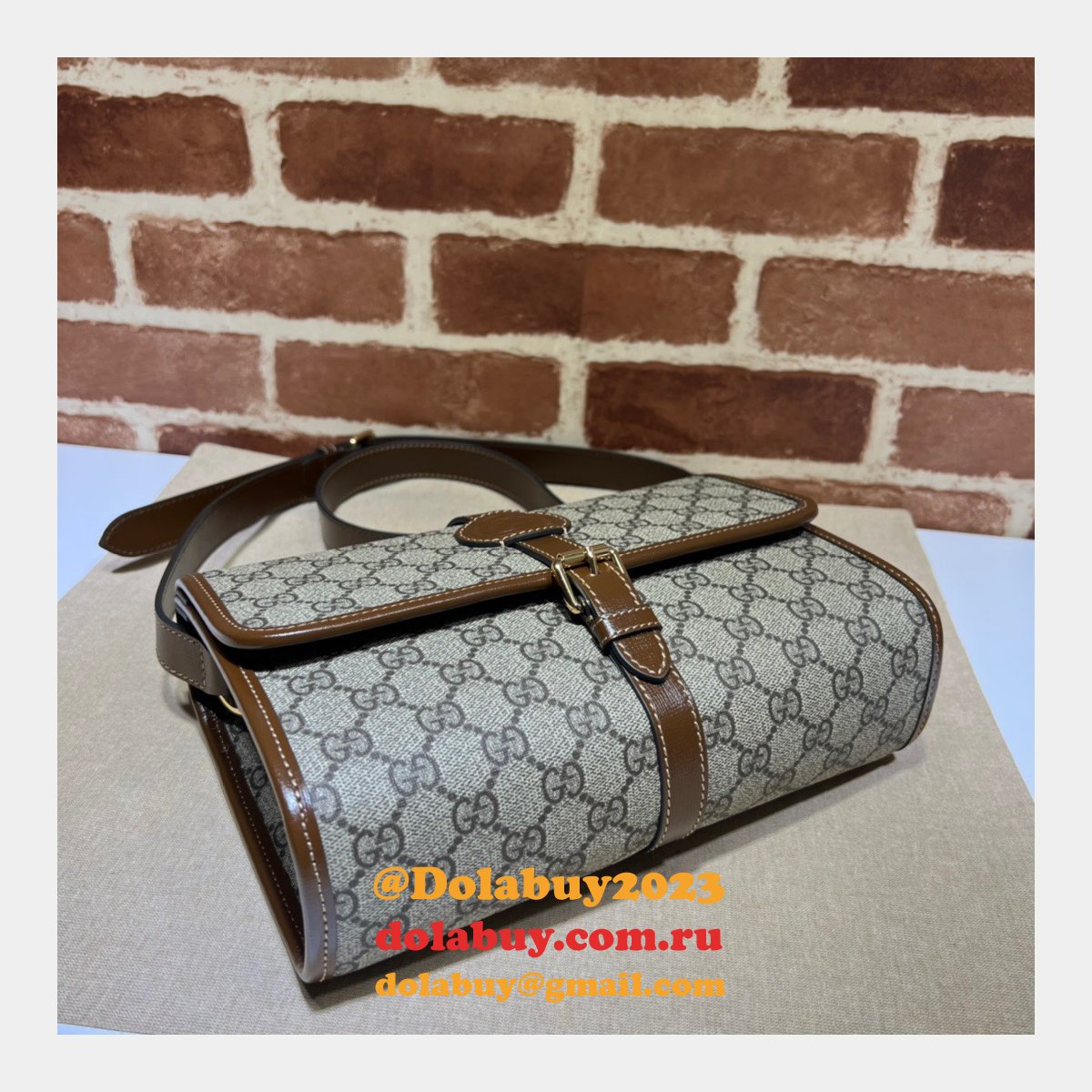 Gucci 745679 GG messenger Fashion Interlocking G High Replica Bag