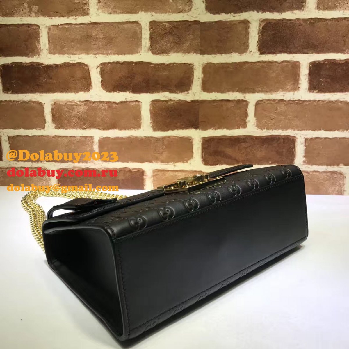 Replica 7 Star Gucci Padlock medium GG shoulder 409486 bag