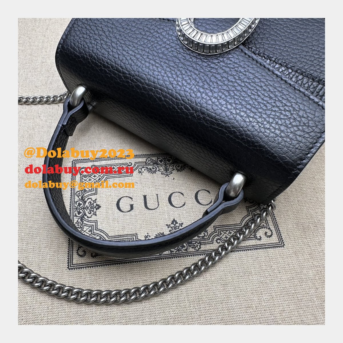 Gucci Wholesale Dionysus Supreme Top Handle Designer 752029 Bag