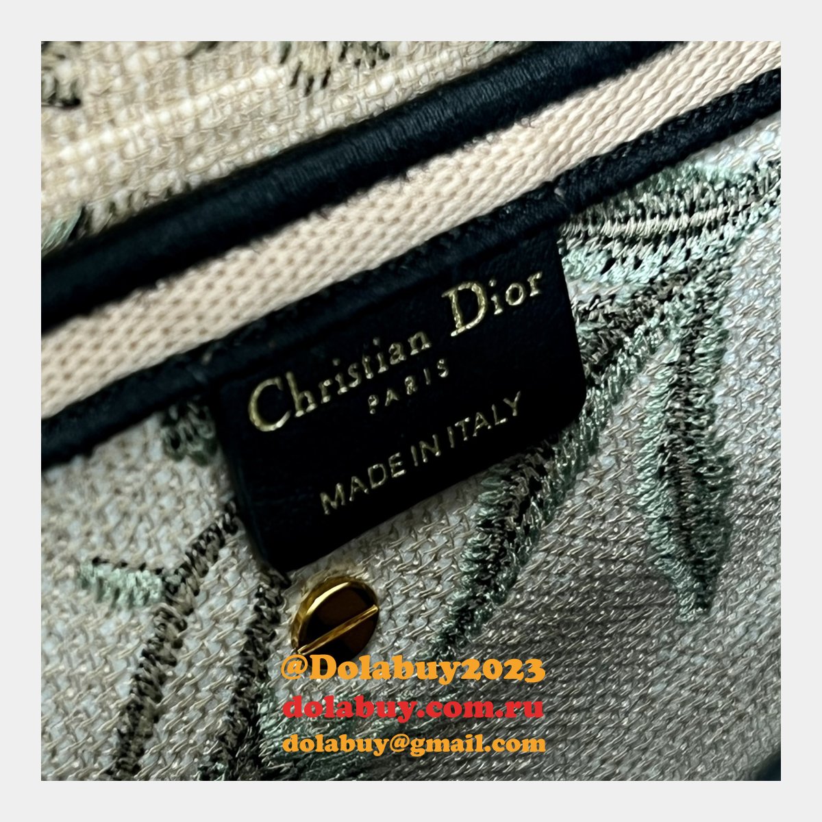 Buy Christian Luxury Replica Dior Oblique Saddle 9012/0446 Bag