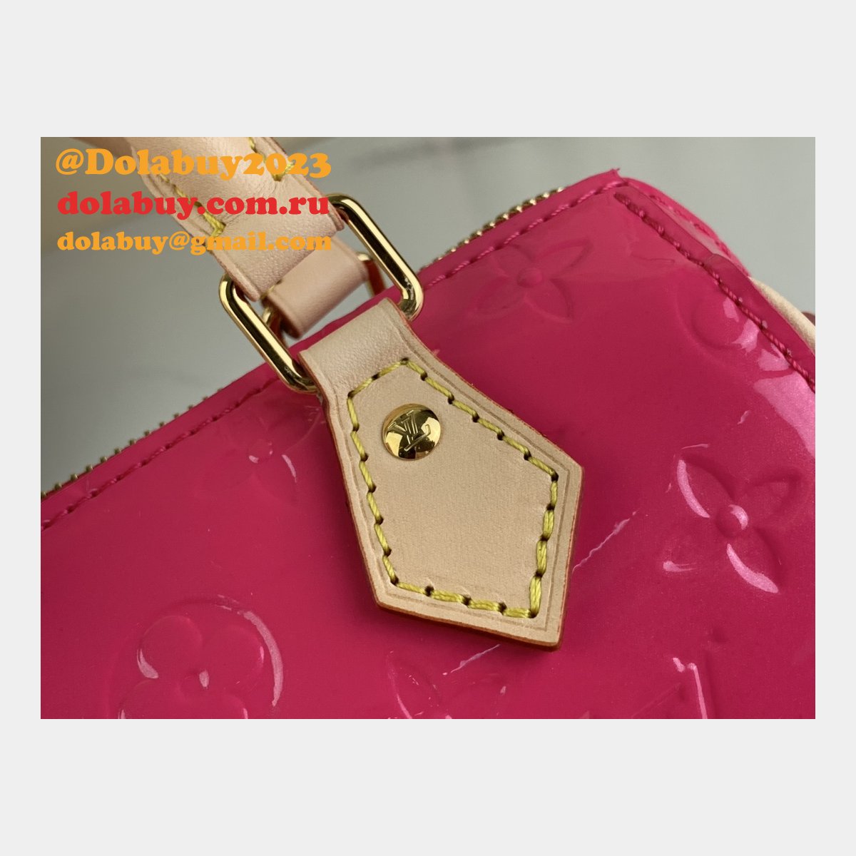 Nano Speedy M83273/M83000 Vernis Patent Louis Vuitton Replica Bag