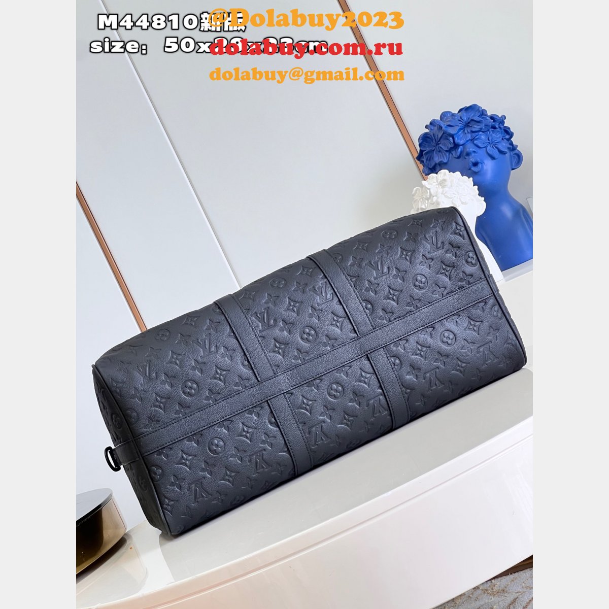 Keepall Bandoulière Fashion Louis Vuitton Replica 50 M44810 Monogram Bag