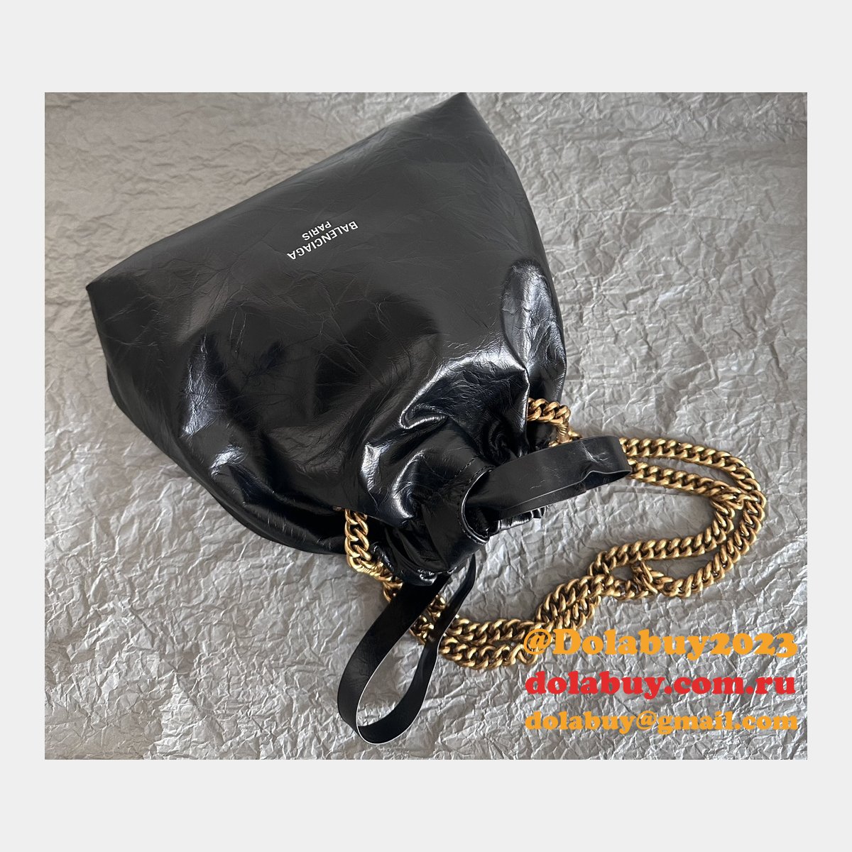 7A Replica Balenciaga #23 Crush Tote