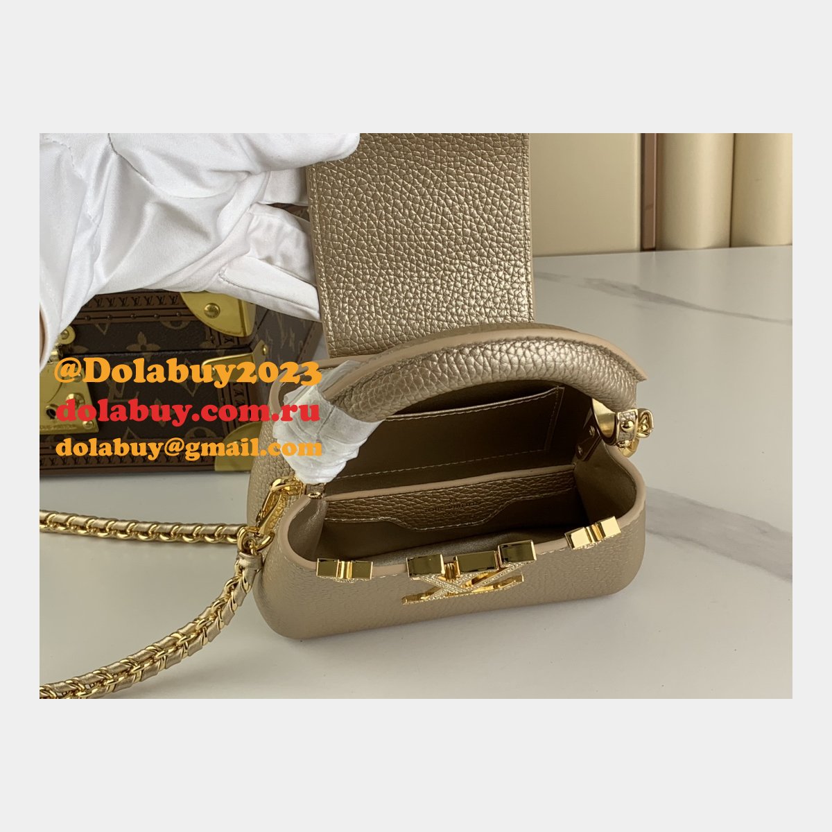 The Dolabuy Replica Capucines Louis Vuitton M48865 M24583 Bag