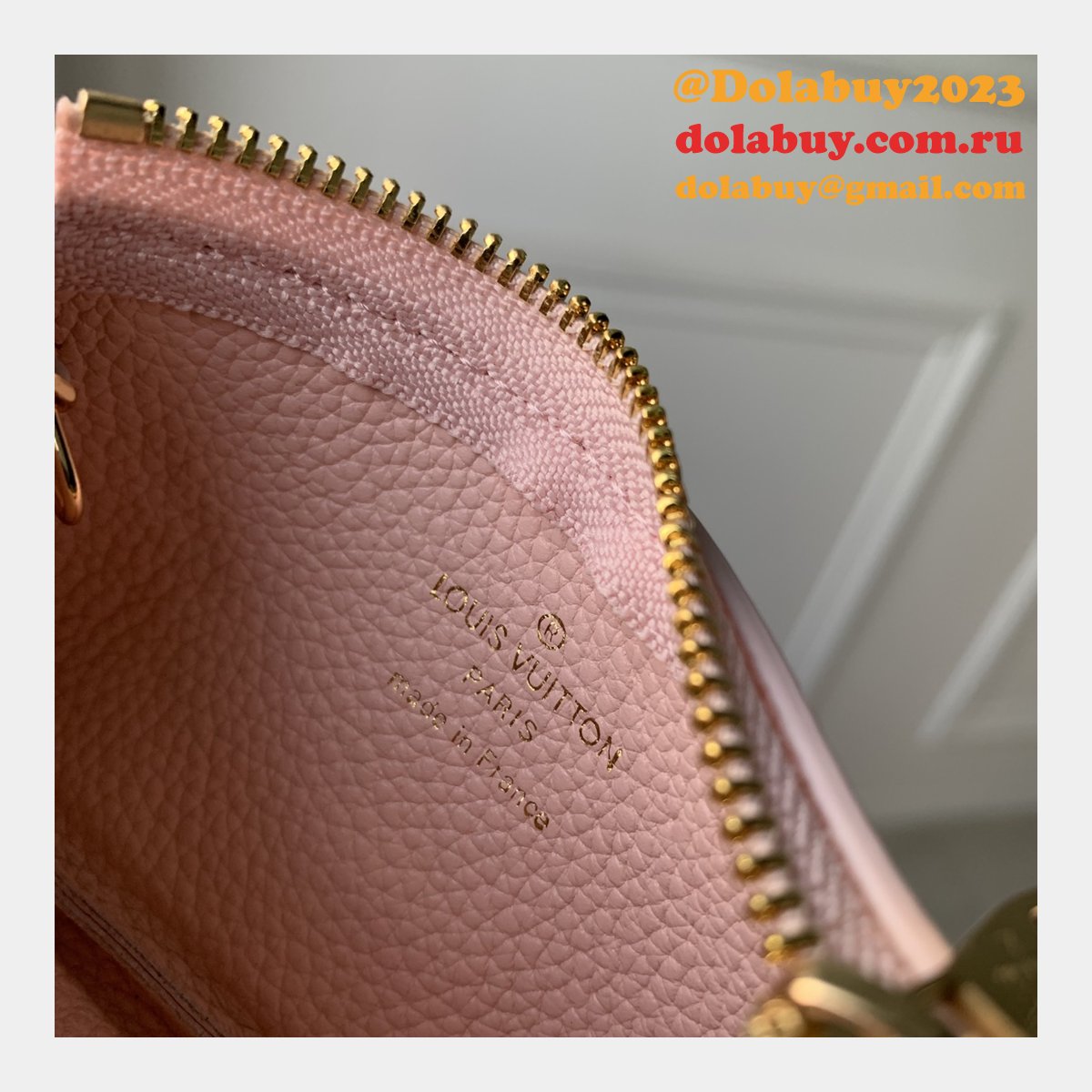 Replica Key Pouch M82204 Monogram Empreinte Leather Louis Vuitton