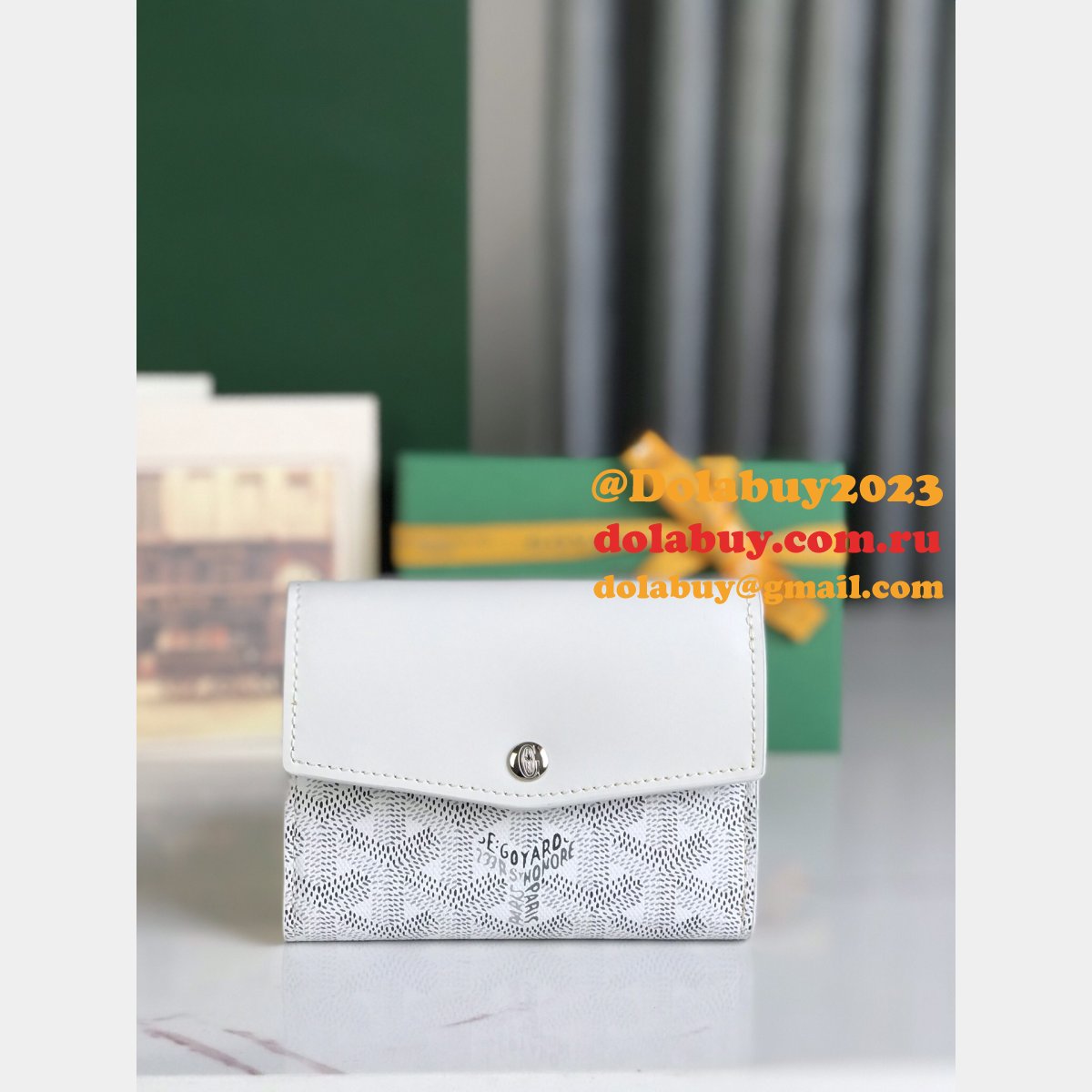 Top Quality Goyardine Saint-Gabriel wallet