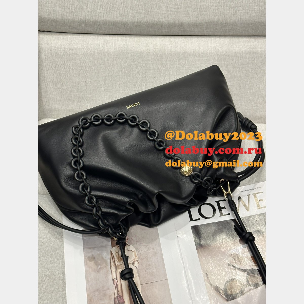 Top Quality Large Flamenco Purse In Mellow Nappa Lambskin