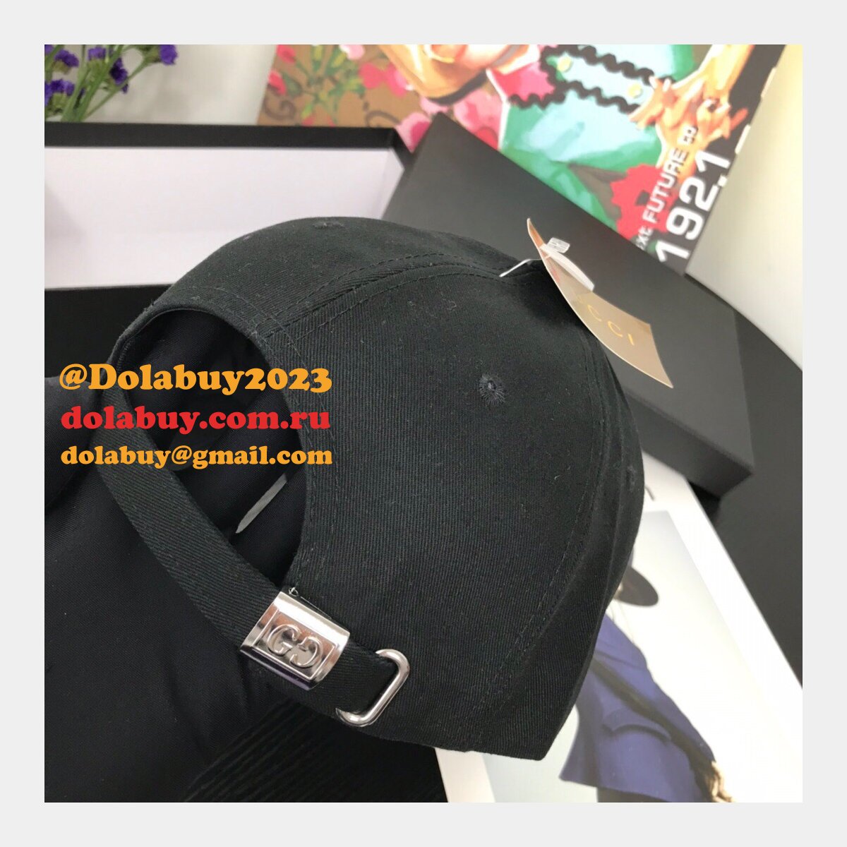 Best Gucci Court simple embroidery logo Baseball cap
