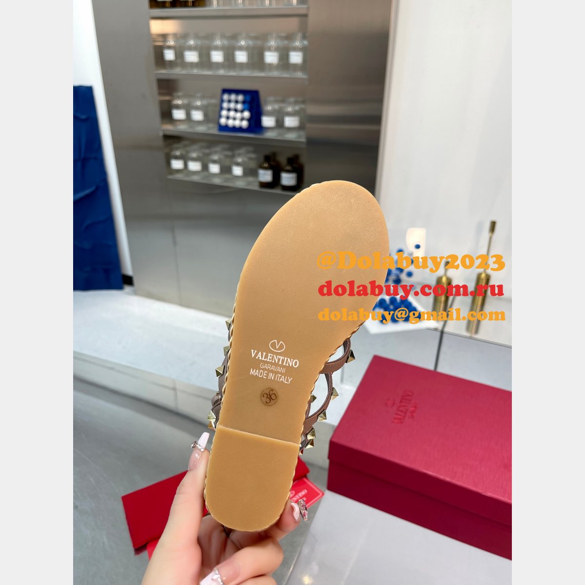Wholesale 7 Star VALENTINO REPLICA High Quality SANDALS SHOES