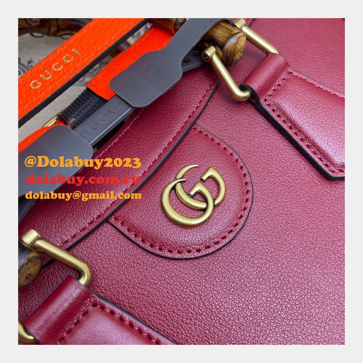 AAA Replica Designer Gucci 660195 Diana small tote leather Handbags