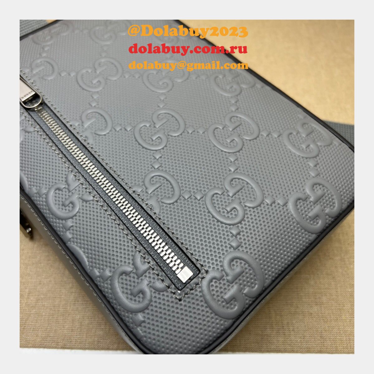 G*u*i replica messengers 700431 gg embossed sling backpack