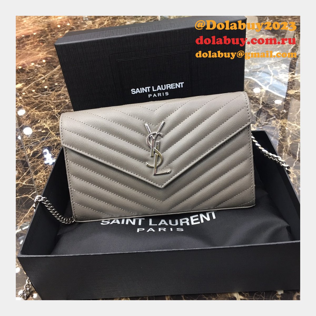Ysl Saint Laurent niki chain shoulder bag 22cm