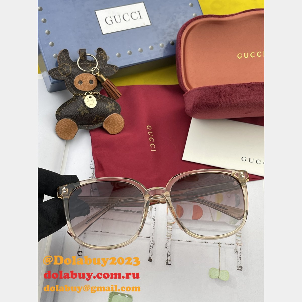Wholesale gucci 9807/0242 /G6521/G3369 Perfect sunglasses