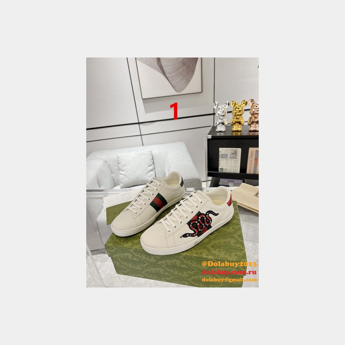 Top Quality ACE EMBROIDERED SNEAKER