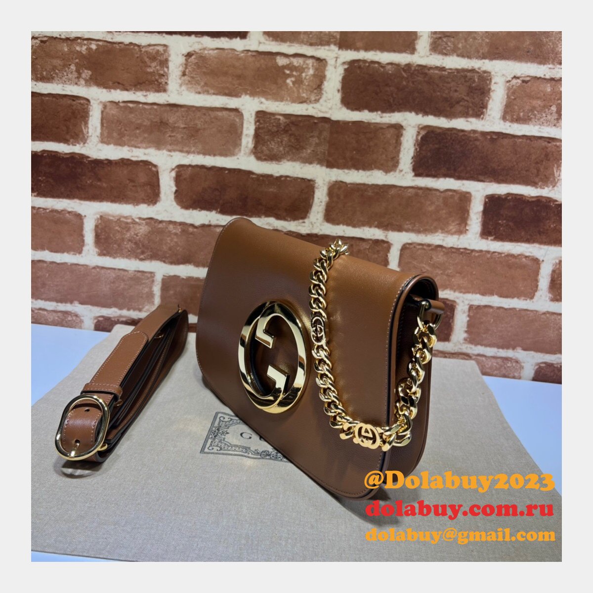 dolabuy website to buy replica G*u*i 699268 blondie shoulder bag