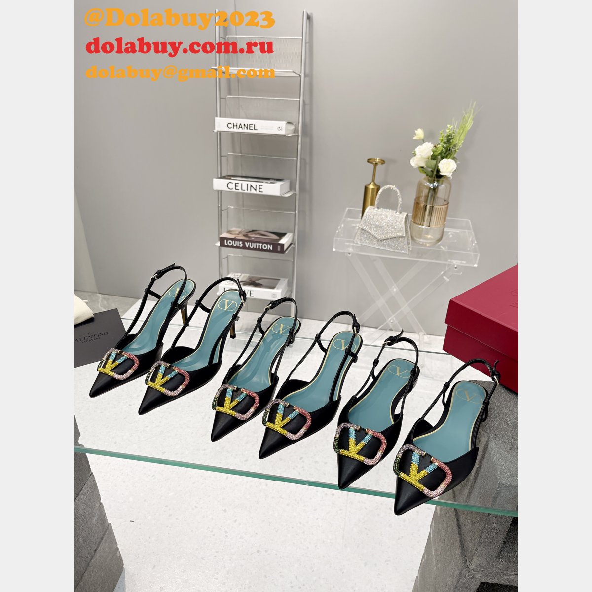 Get 1:1 High-Quality Valentino High heel Replica Shoes at Cheap Price