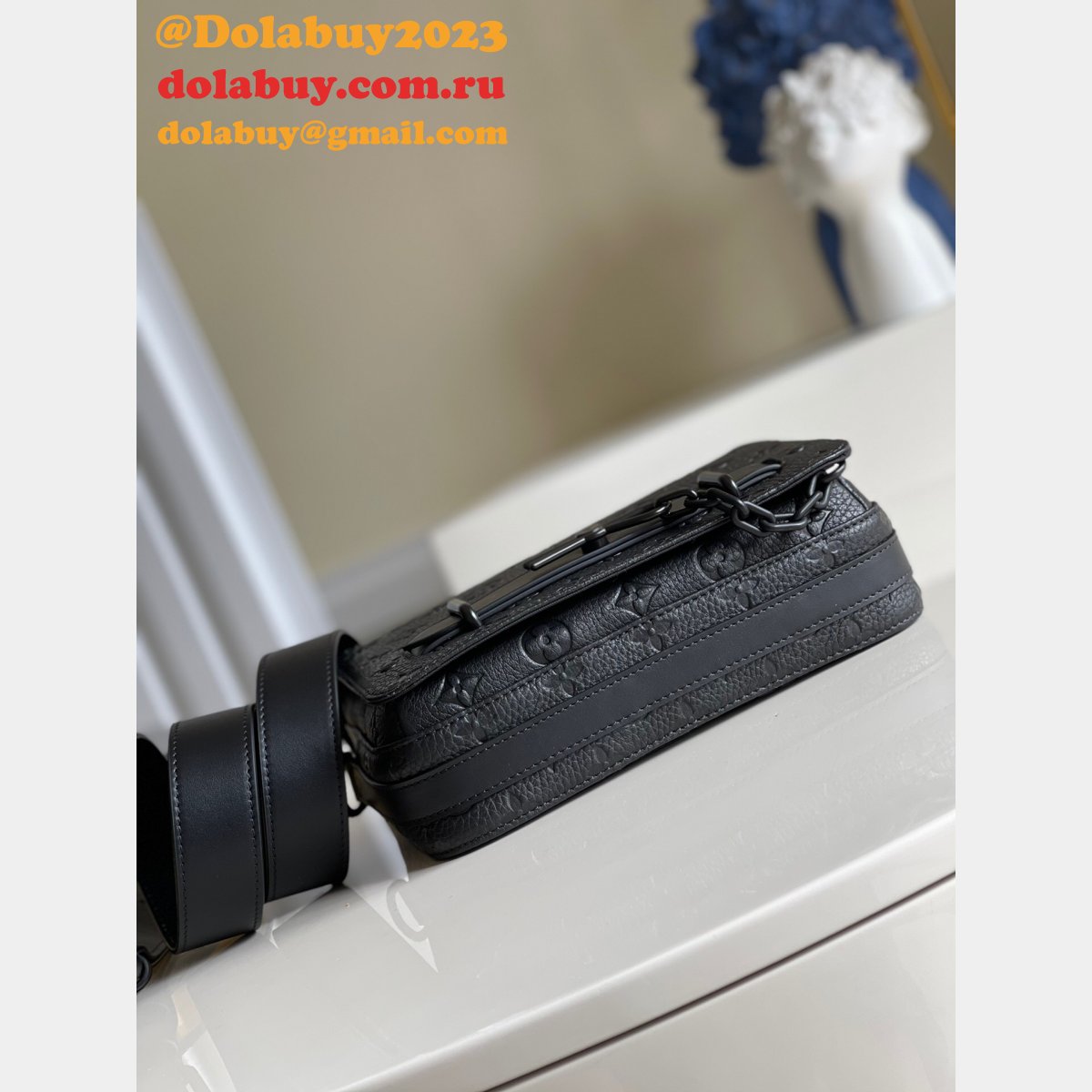 Louis Vuitton Knockoff Steamer Messenger Taurillon Monogram M57307 Bags