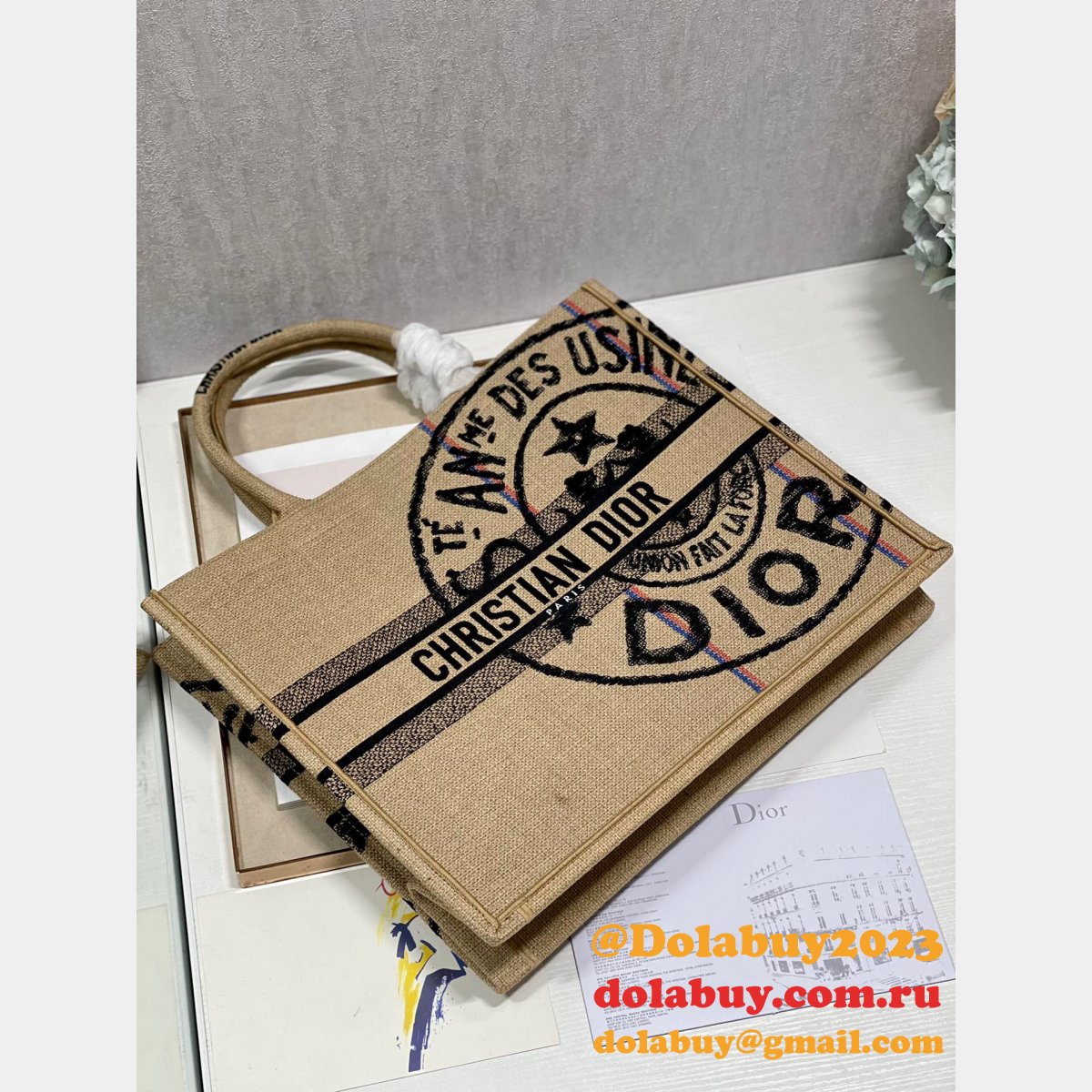 Copy replica CD Book Tote handbags sell Online