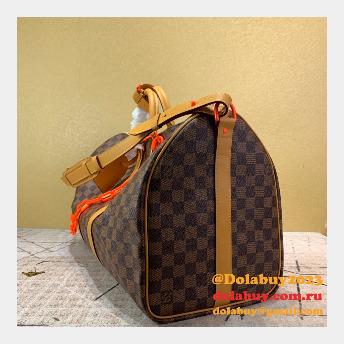 Cheap Louis Vuitton Monogram Canvas Keepall Bandouliere 50