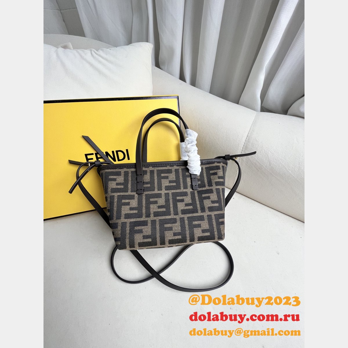 Perfect fendi Roll mini basket bag #8100