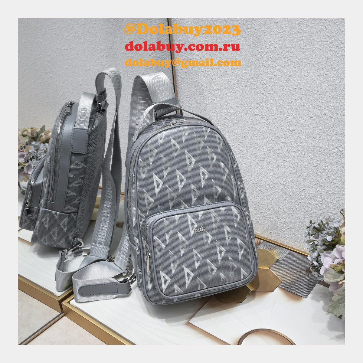 Designer CHRISTIAN DIOR SLING Rider men bag
