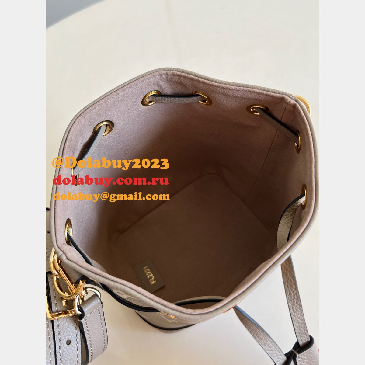 Louis Vuitton M46291 Top Nano Noé Bicolor Monogram Empreinte Replica Bag