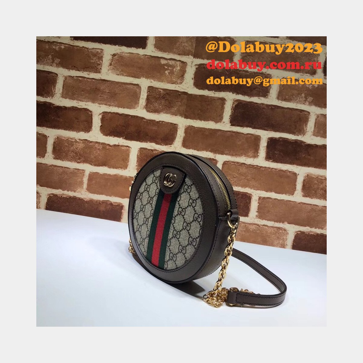 best G*u*i high quality ophidia mini round shoulder 550618 bag