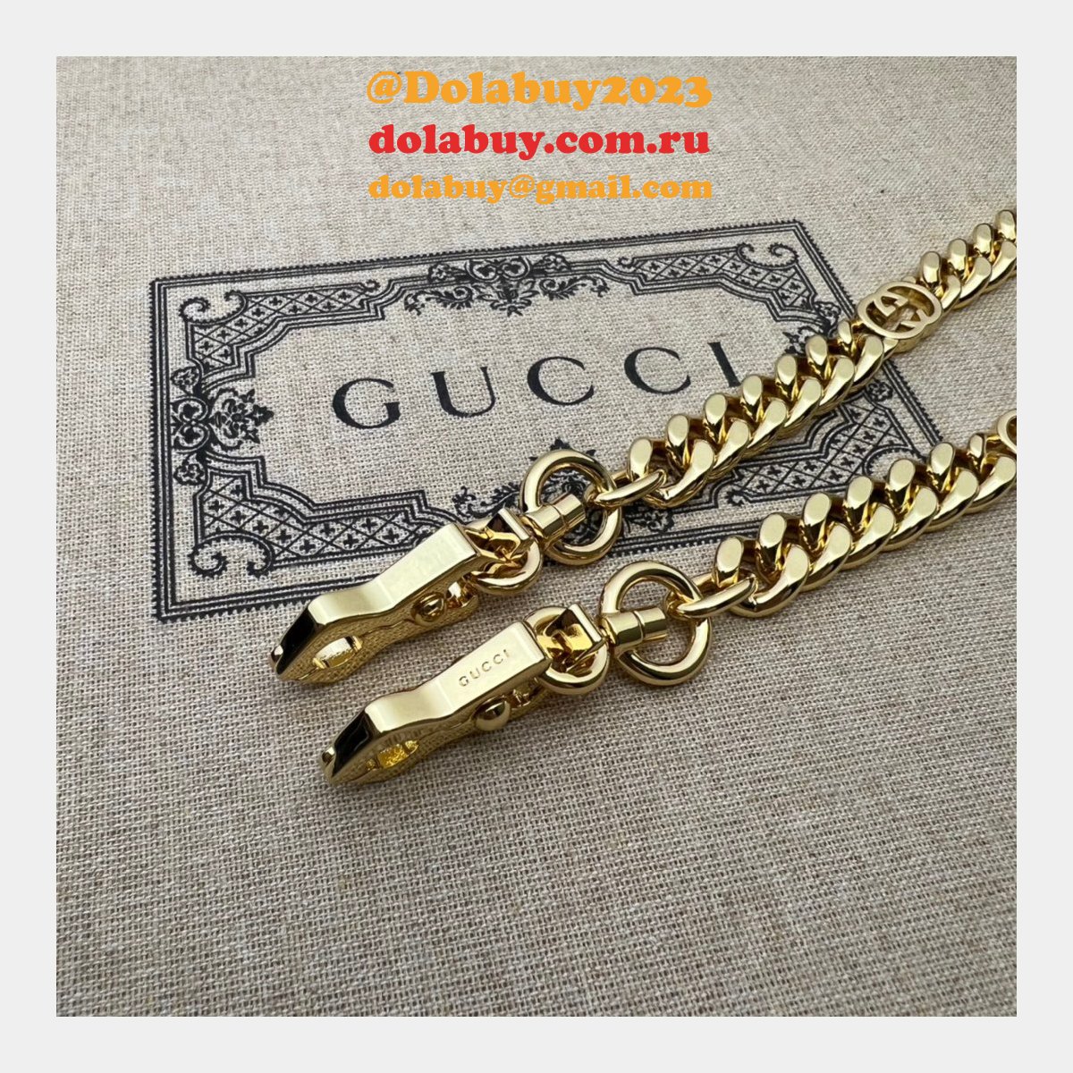 high quality G*u*i blondie top-handle 735101 designer bag