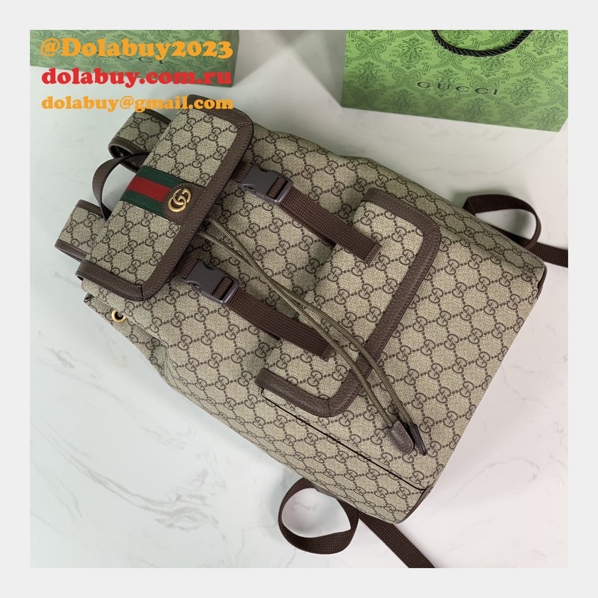 Luxury gucci Ophidia GG backpack 792114