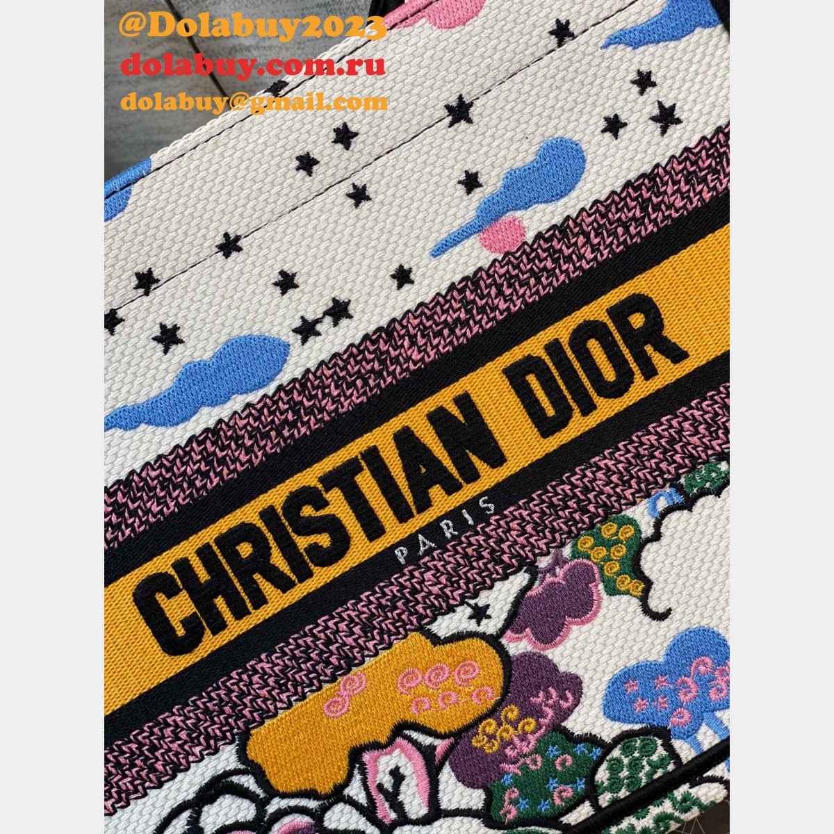 High-End Designer Christian Dior Replica CD Book Tote Bags