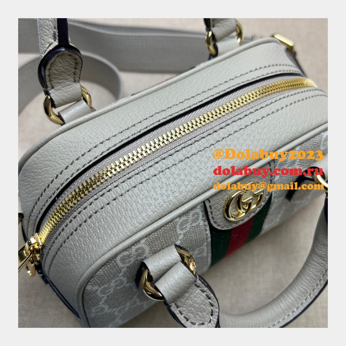 Gucci Designer Ophidia 724606 GG Top Handle Replica Bag