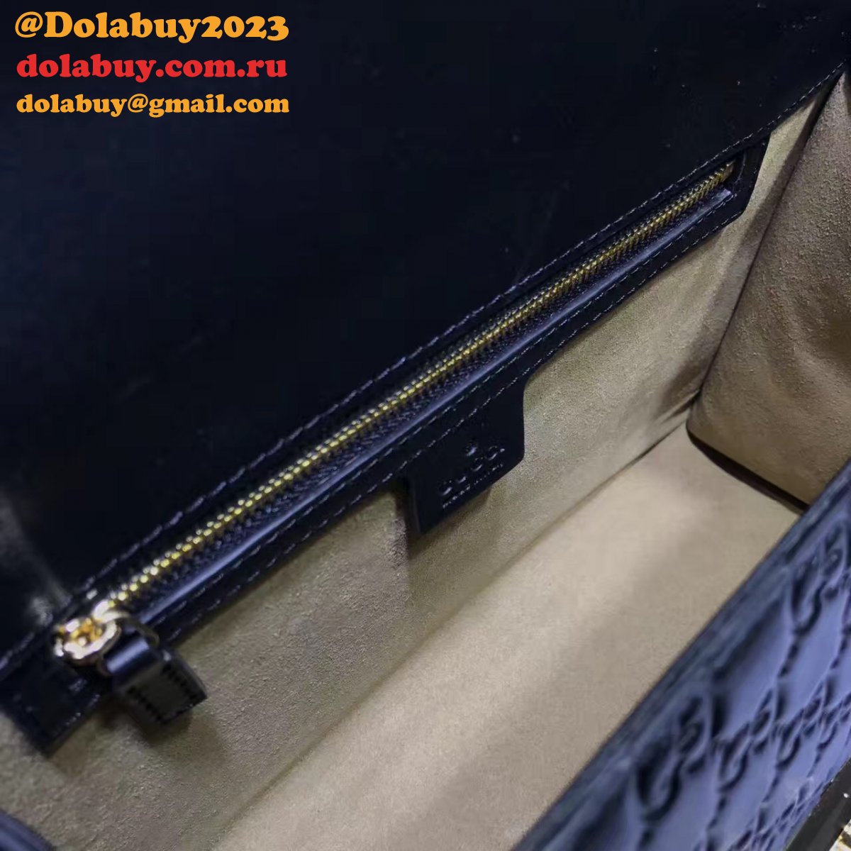 Replica 7 Star Gucci Padlock medium GG shoulder 409486 bag