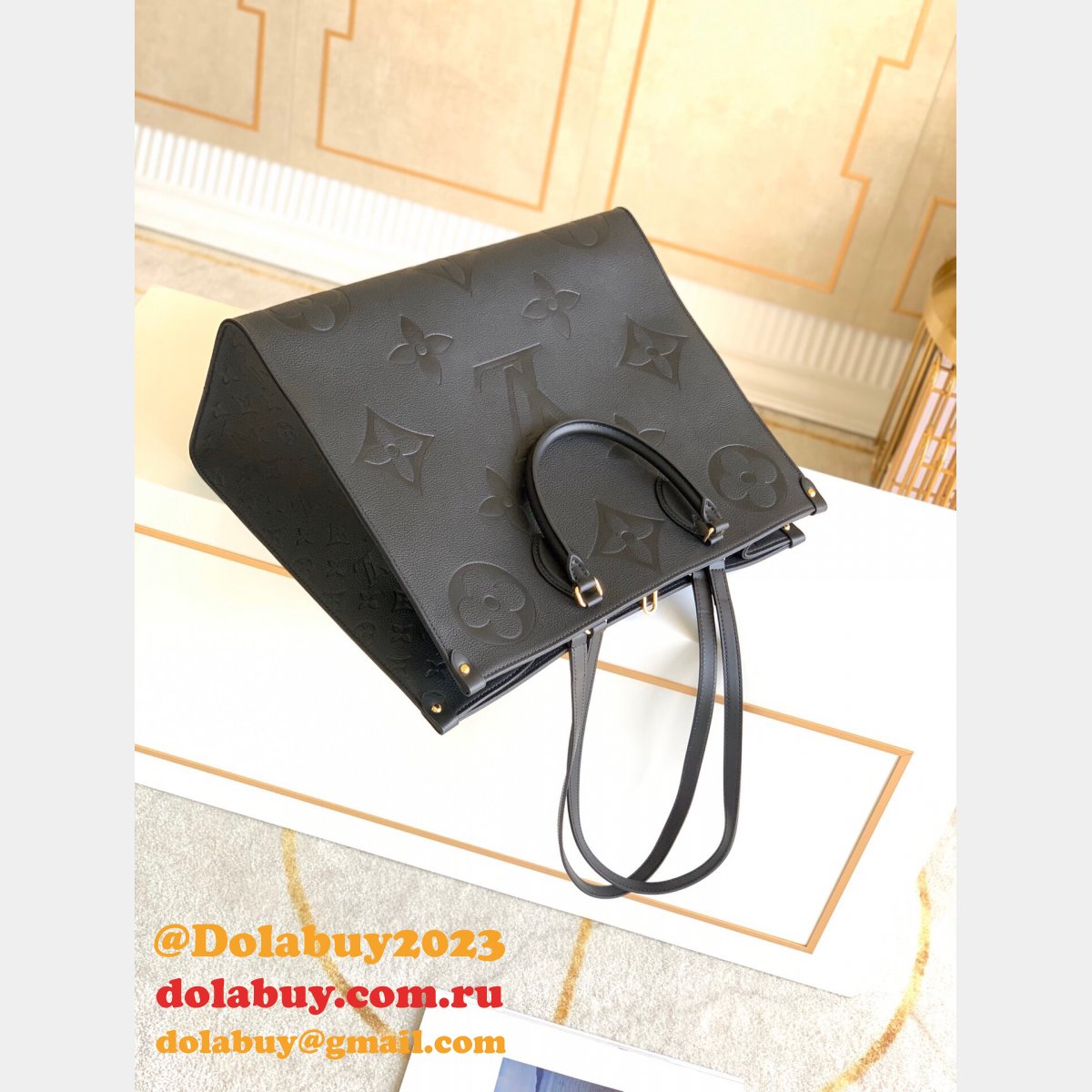 Louis Vuitton Wholesale OnTheGo GM Monogram Empreinte M45081/M44925 Leather