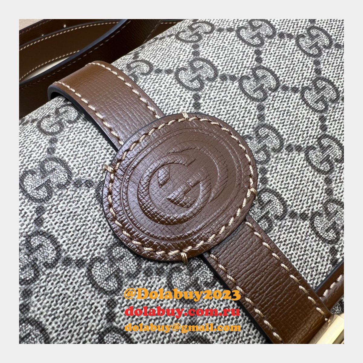Gucci 745679 GG messenger Fashion Interlocking G High Replica Bag