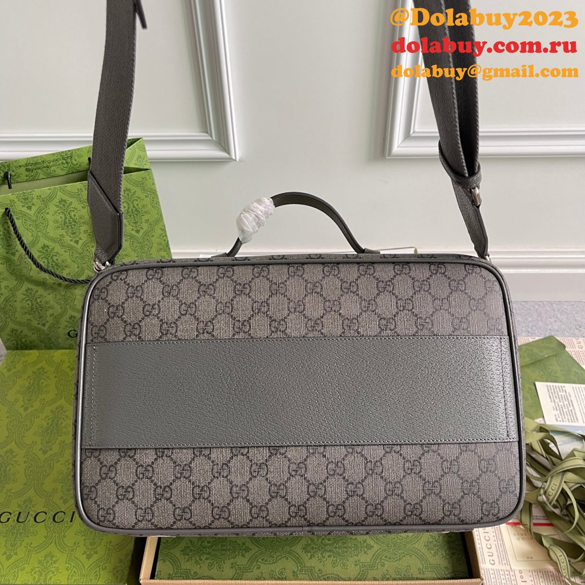 Top Quality Gucci Savoy shoe case Supreme 752587