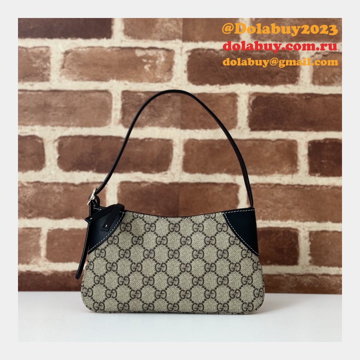 Gucci 7 Star GG Emblem Super Mini Shoulder 820696 Designer Bag