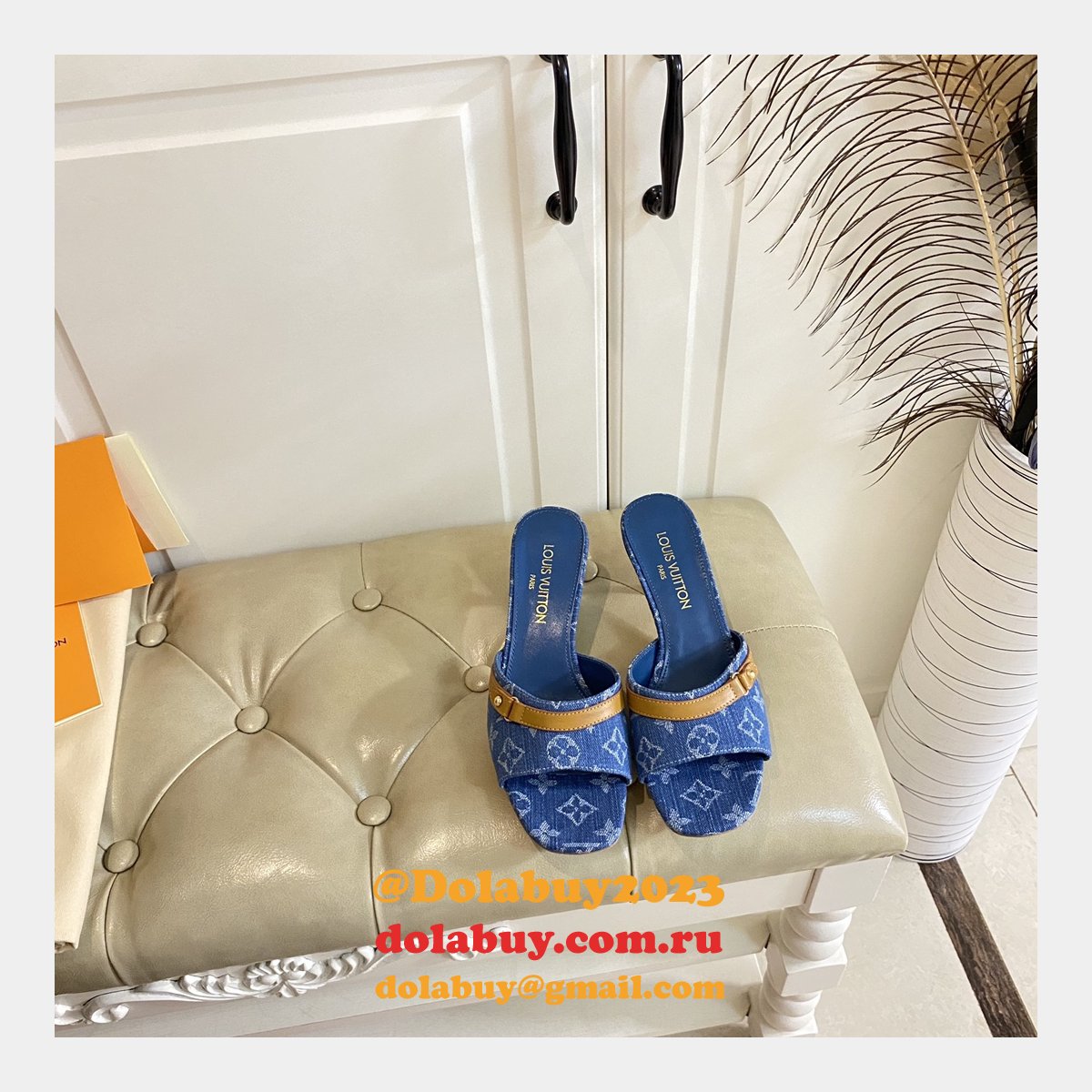 Fashion LOUIS VUITTON 1:1 MIRROR Neo Revival Mule