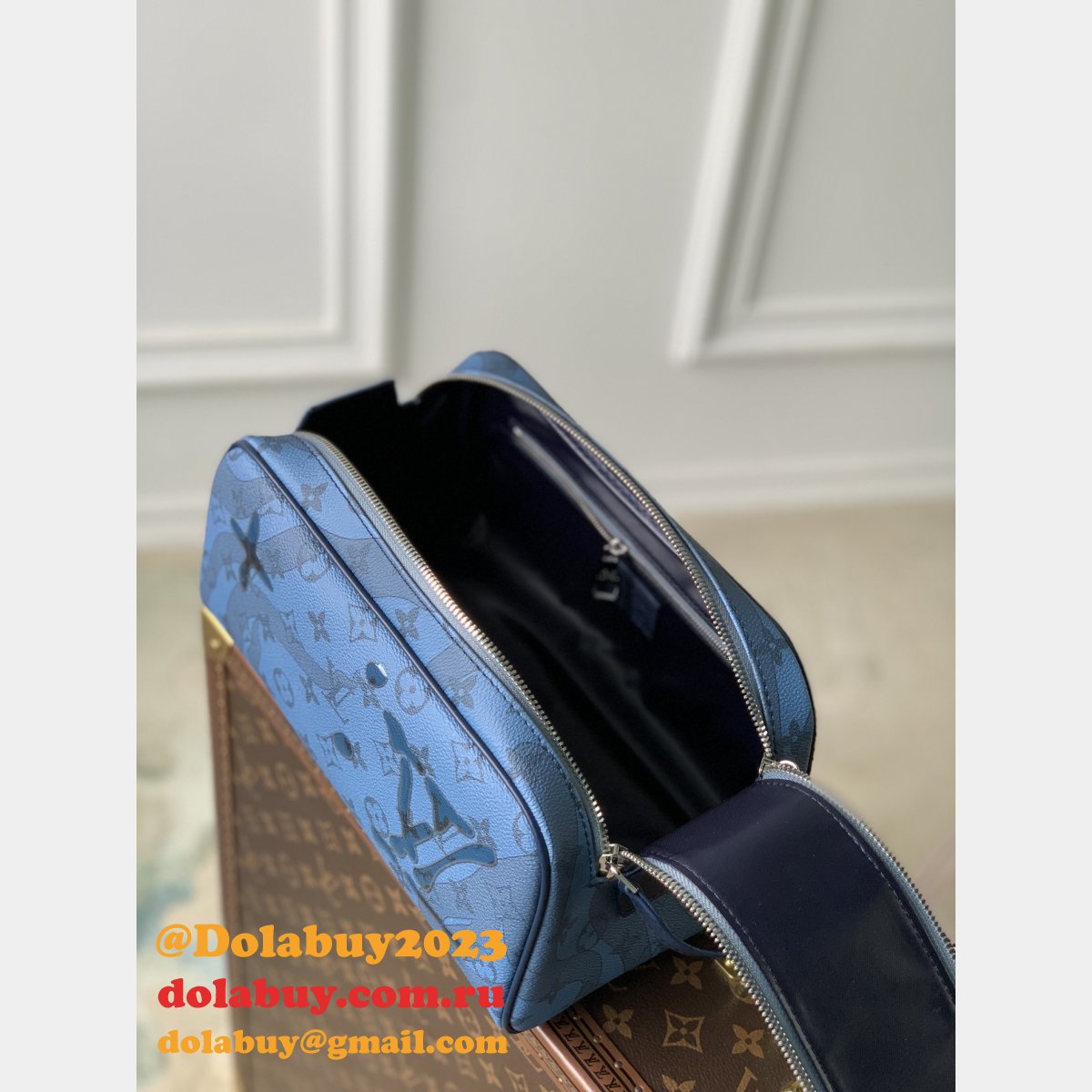 Dopp Kit Monogram 7 Star Replica M82337 Louis Vuitton Travel Bag