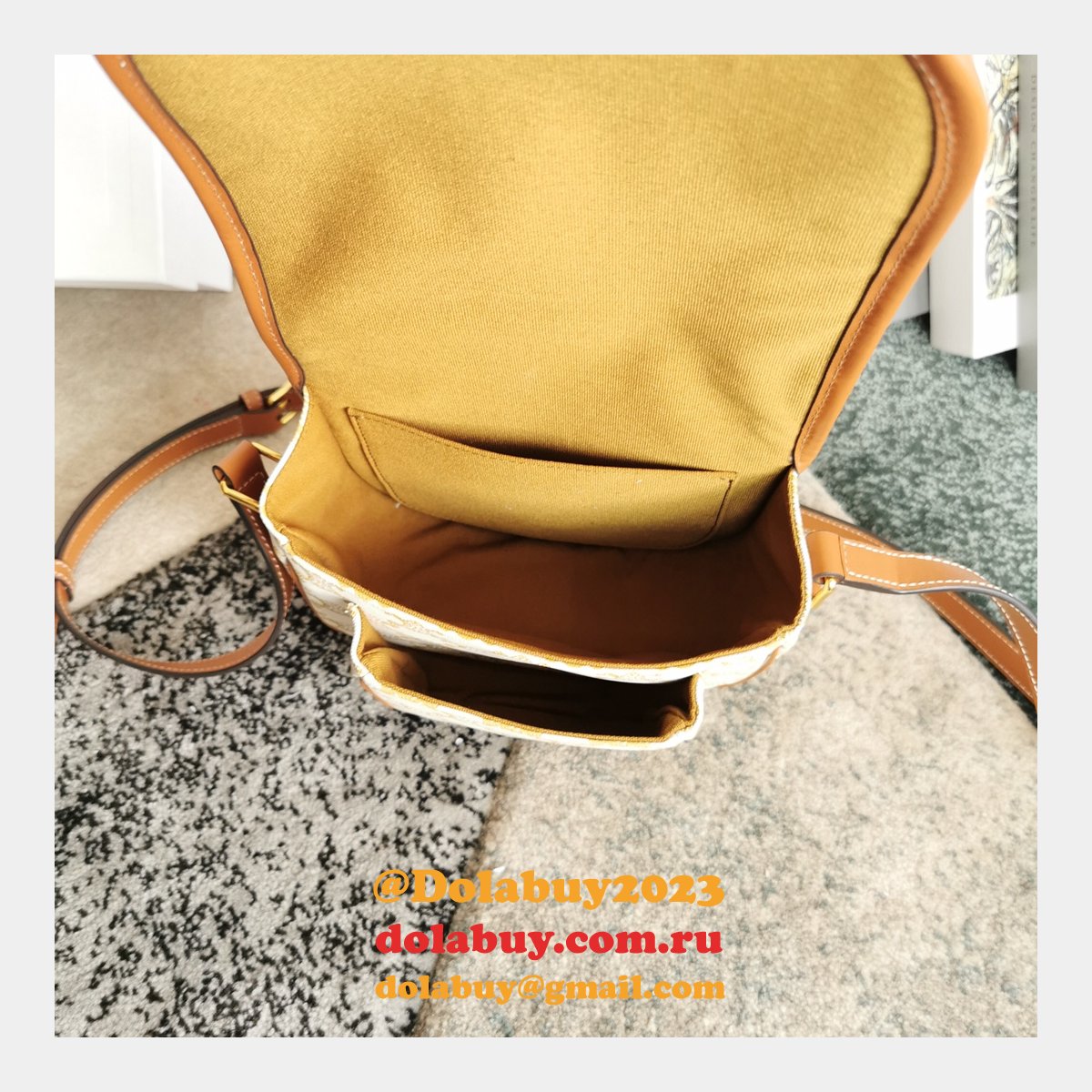 Celine Best Quality Designer Folco Besace 191502 Replica Bags