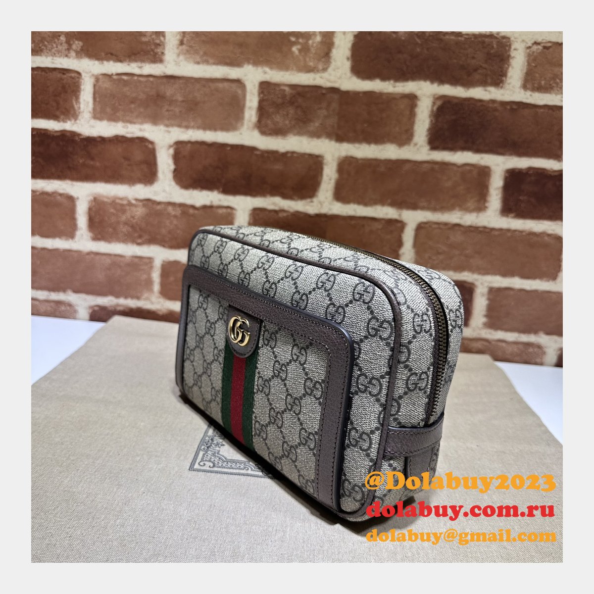 wearable wallets fashion G*u*i replica ophidia gg pouch 760245 bag