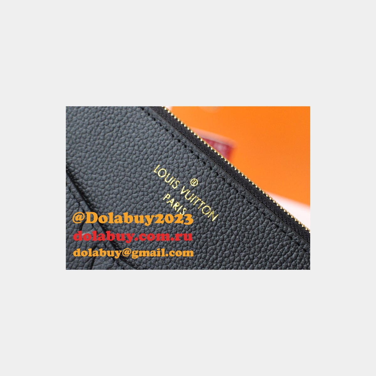 Louis Vuitton M68705 Replica Pochette Mélanie MM Monogram Empreinte Leather