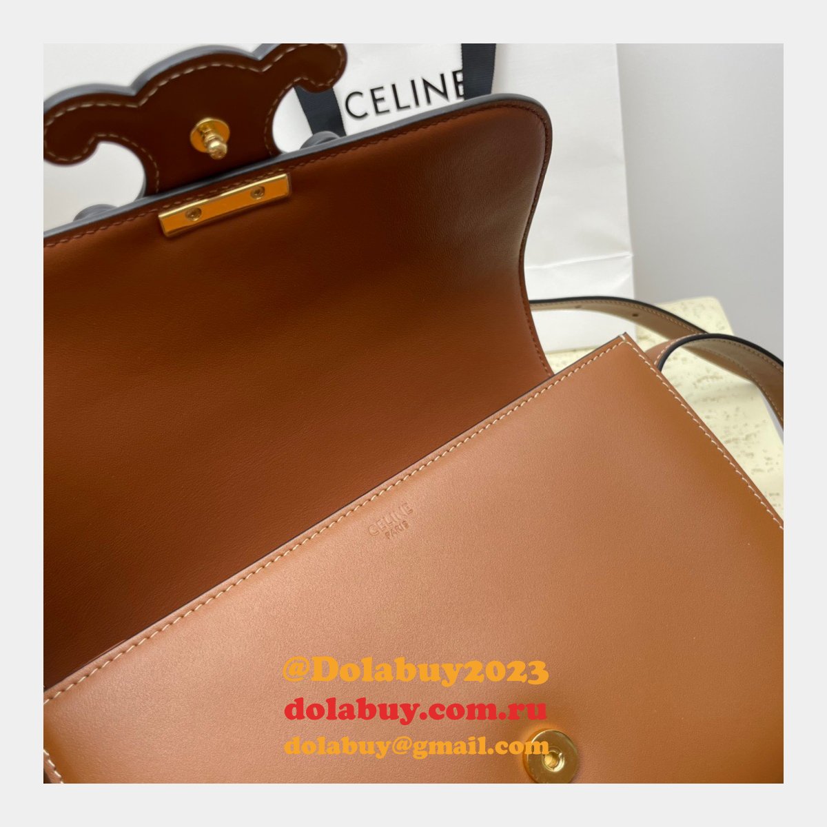 Replica Best Celine Triomphe 22cm Bag Dupe You Can Afford