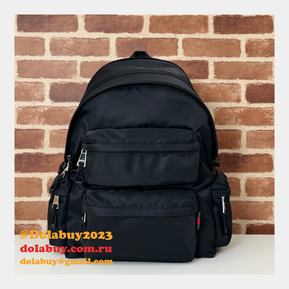 Top Mens Backpack Wholesale Gucci Logo 800182 Inspired Bag