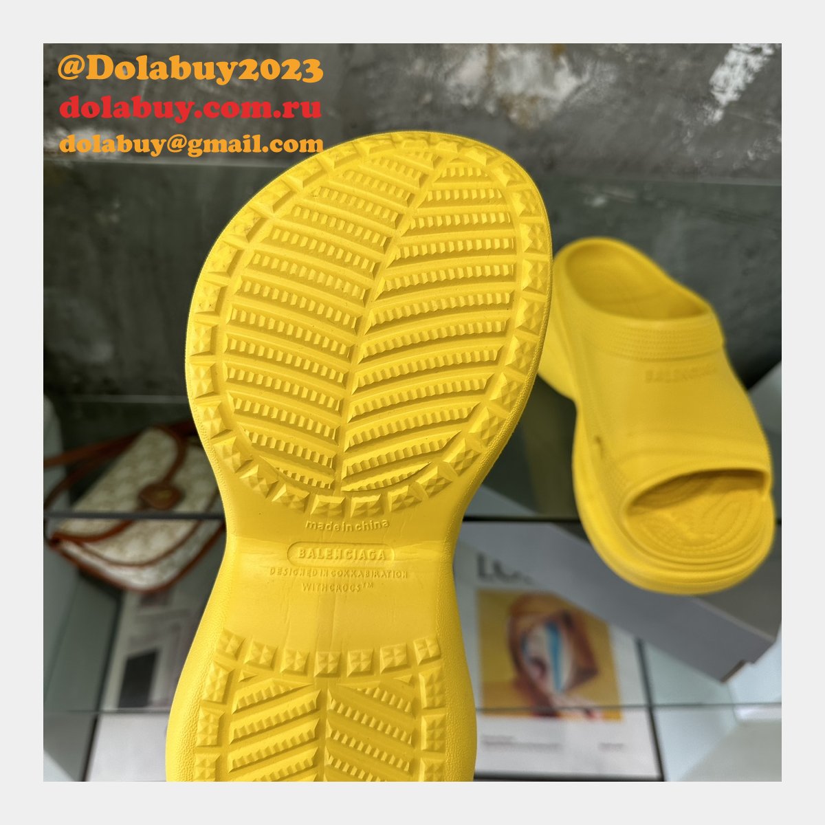 UA quality Balenciaga Slippers Perfect shoes