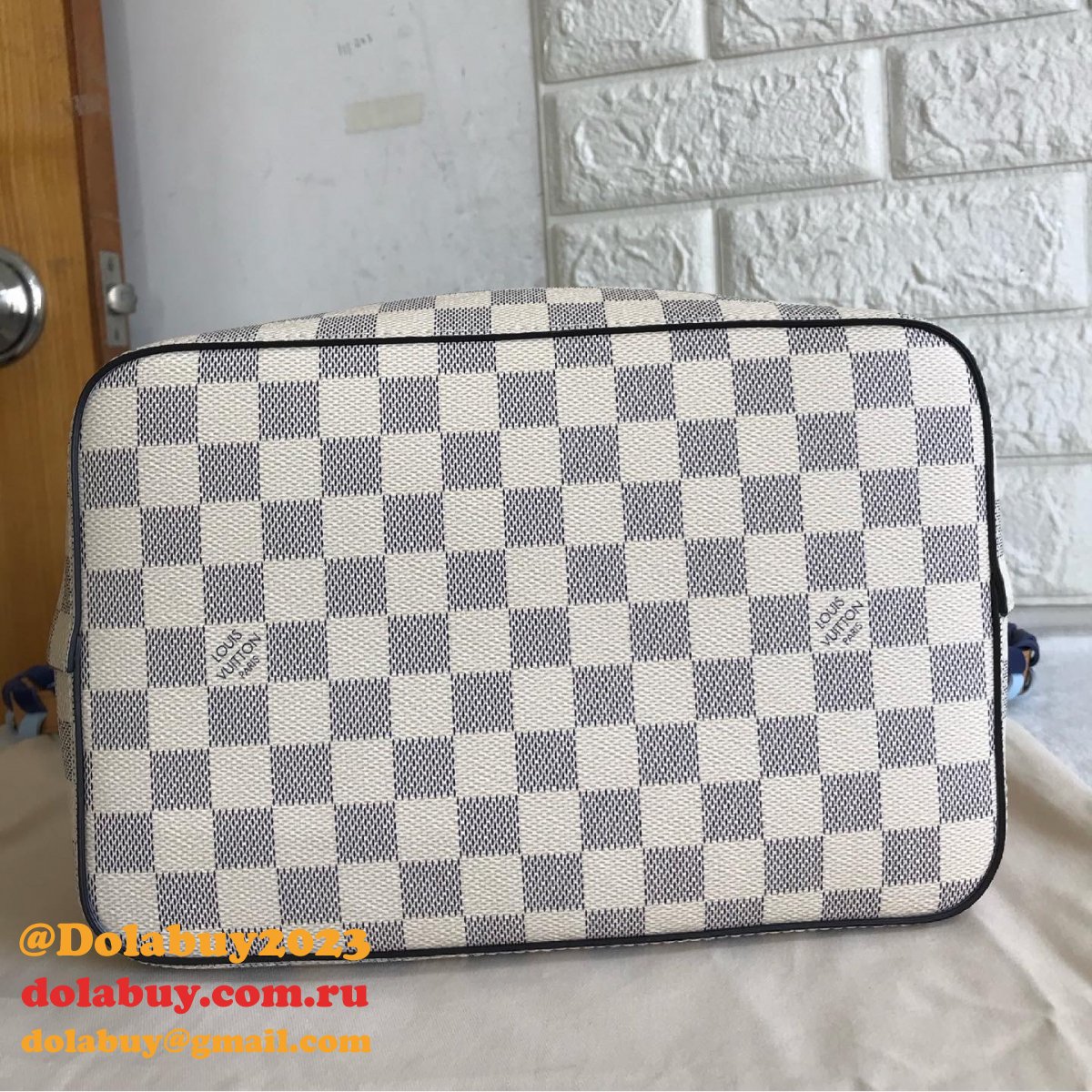 Replicas Louis Vuitton Best NéoNoé MM Damier Azur Canvas N50042 Bag
